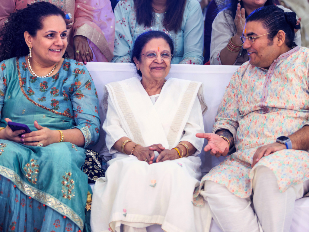 dr.-sudha-choksi-at-an-event-with-vishal-choksi-and-rajul-choksi